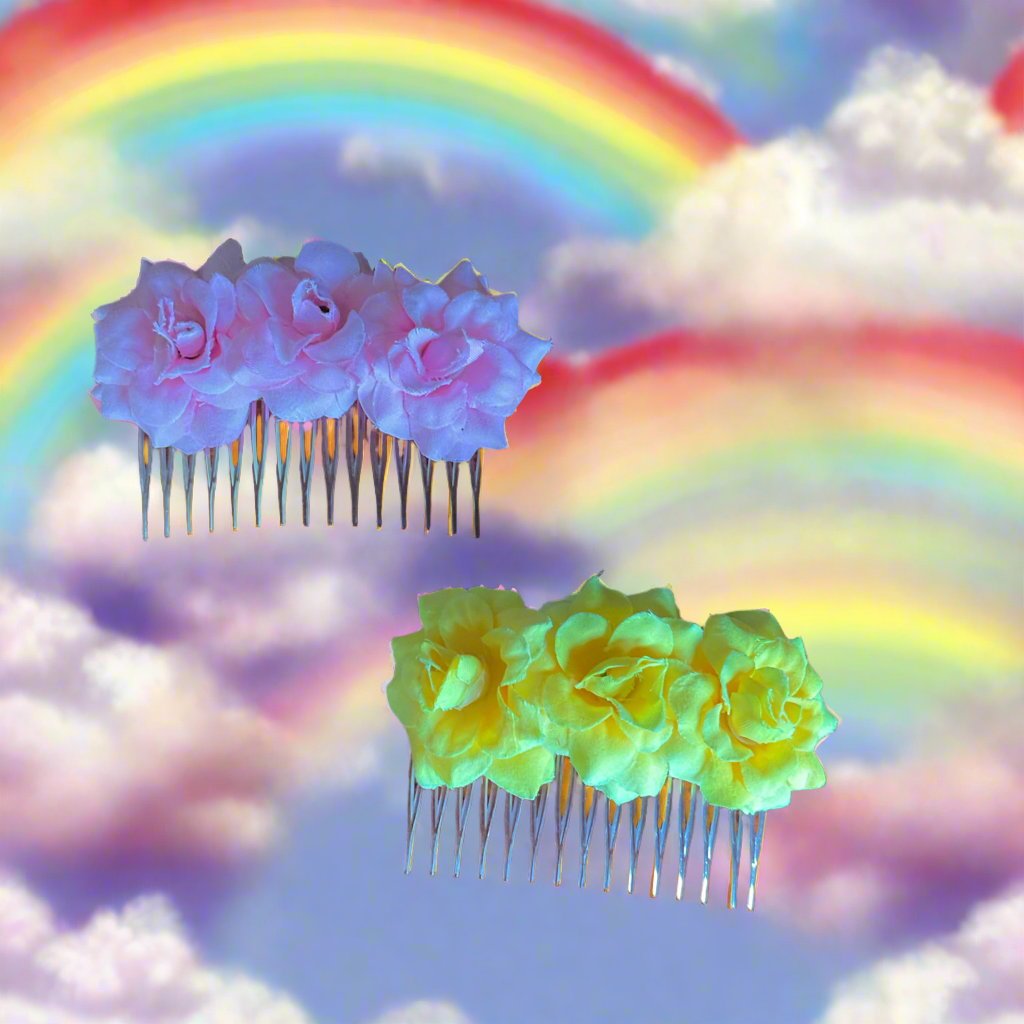 VANESSA - petite rose comb - various colours