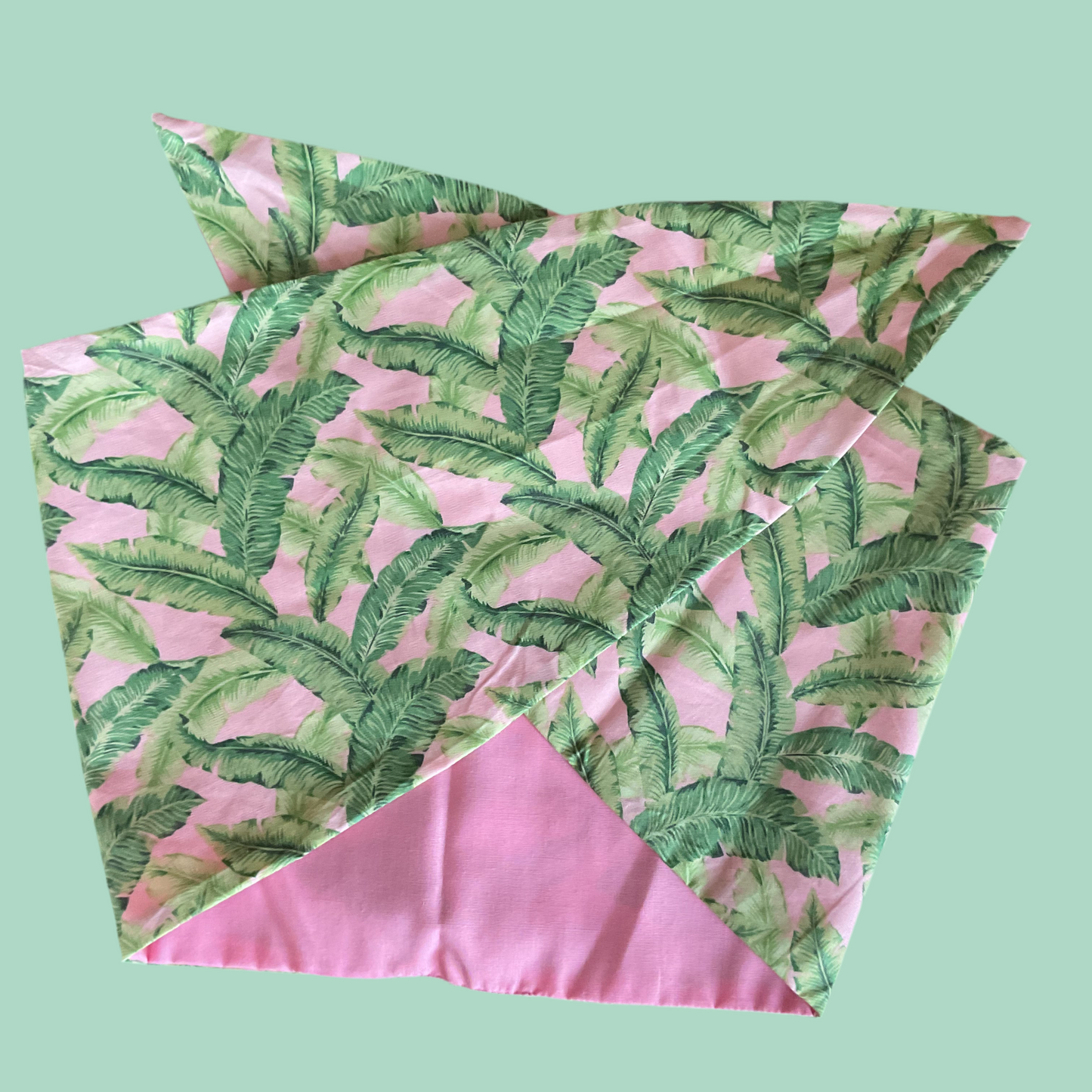 GREEN FERN - vintage inspired do-rag