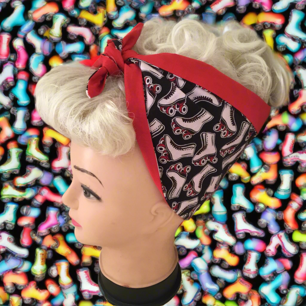 ROLLER SKATE - Vintage inspired do-rag
