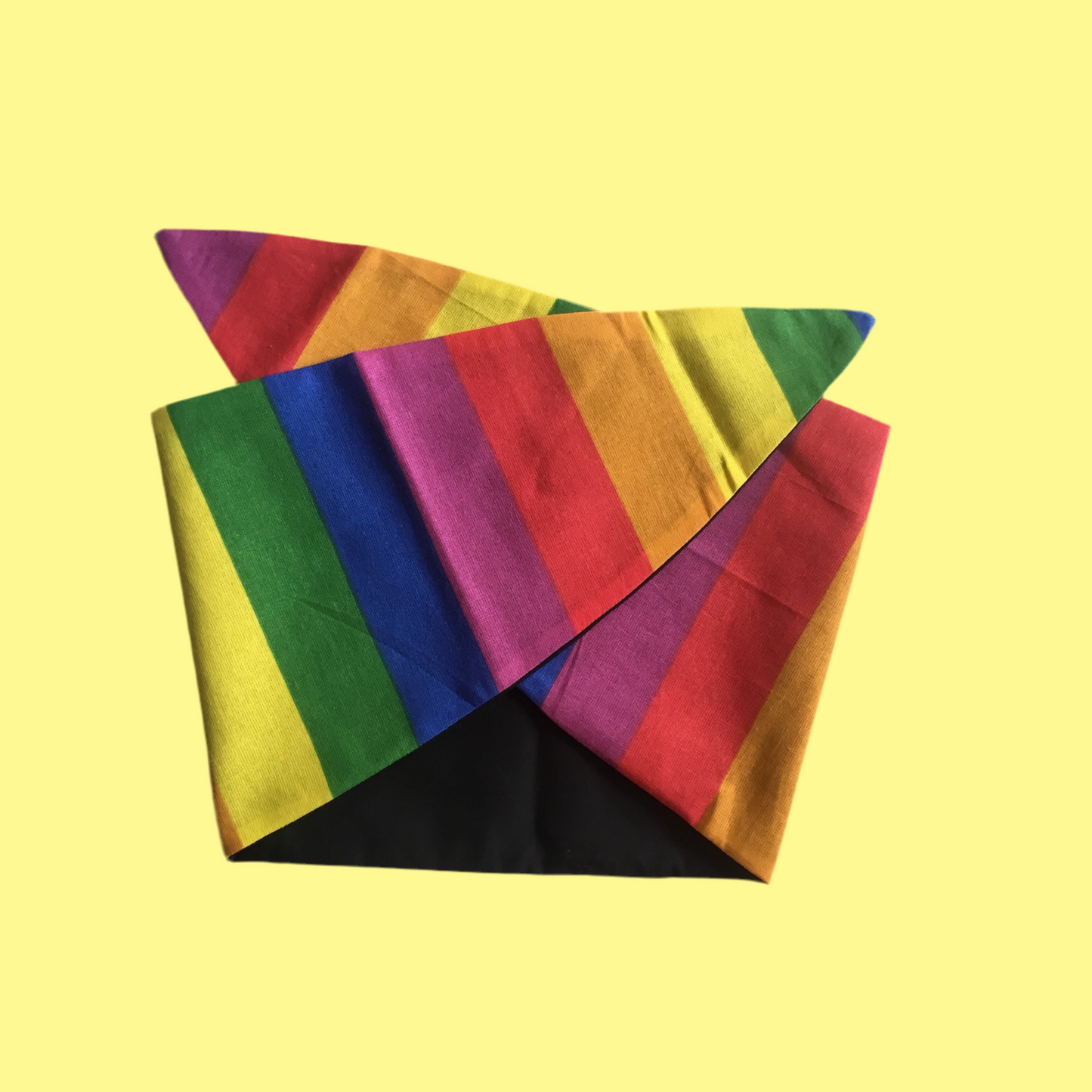 RAINBOW wide stripe - Vintage inspired do-rag š - pride