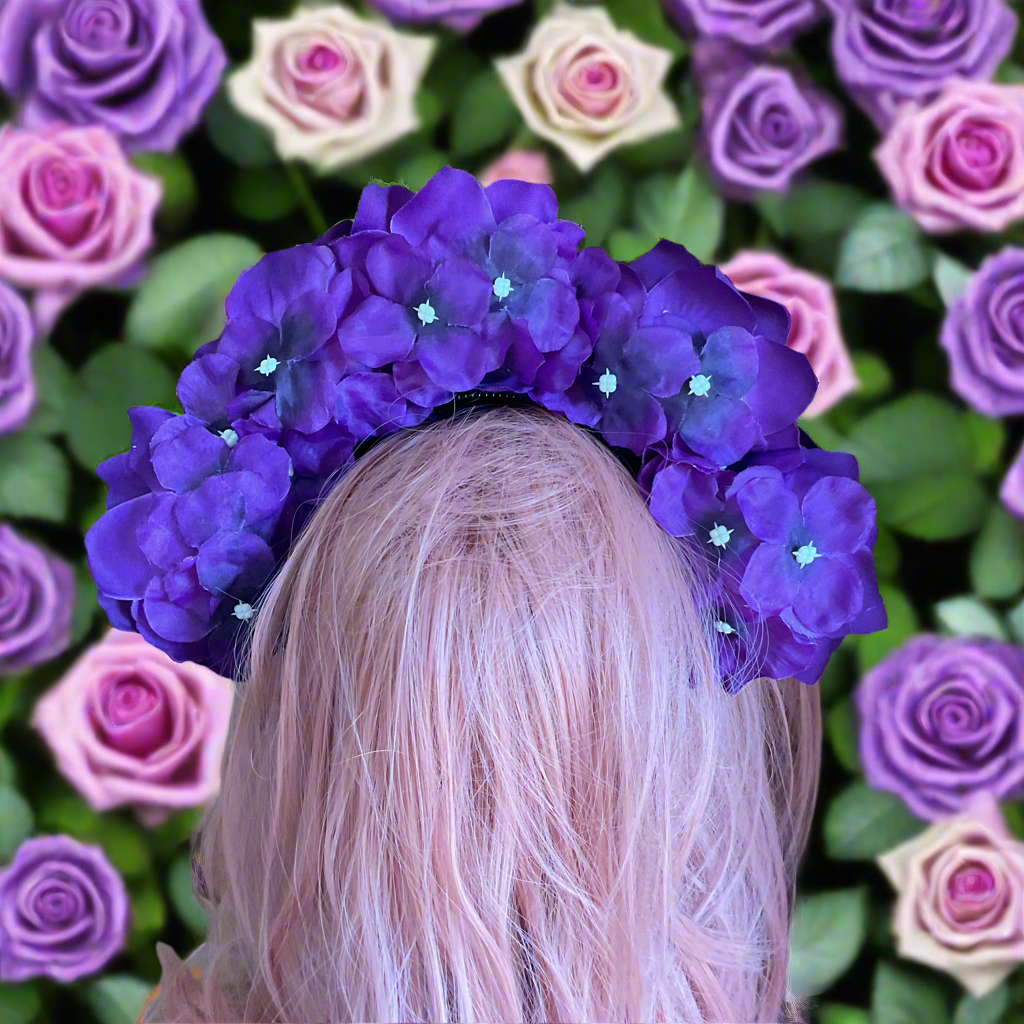 FRIDA - rose flowercrown - Purple