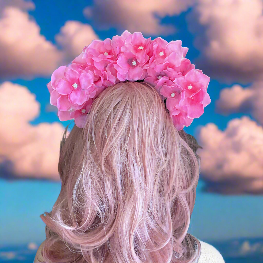 FRIDA - rose flowercrown - Pink