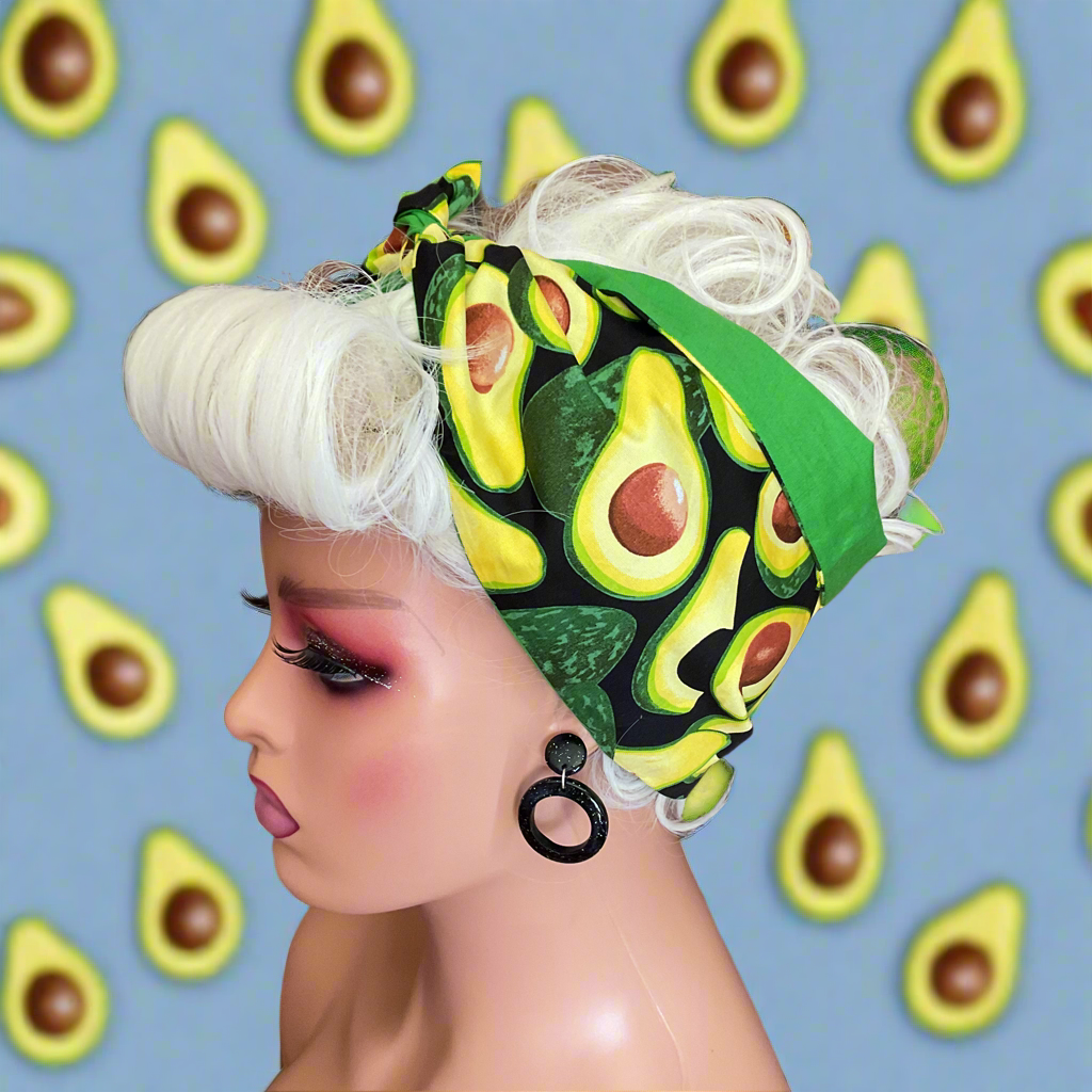 AVOCADO š„ - vintage inspired do-rag