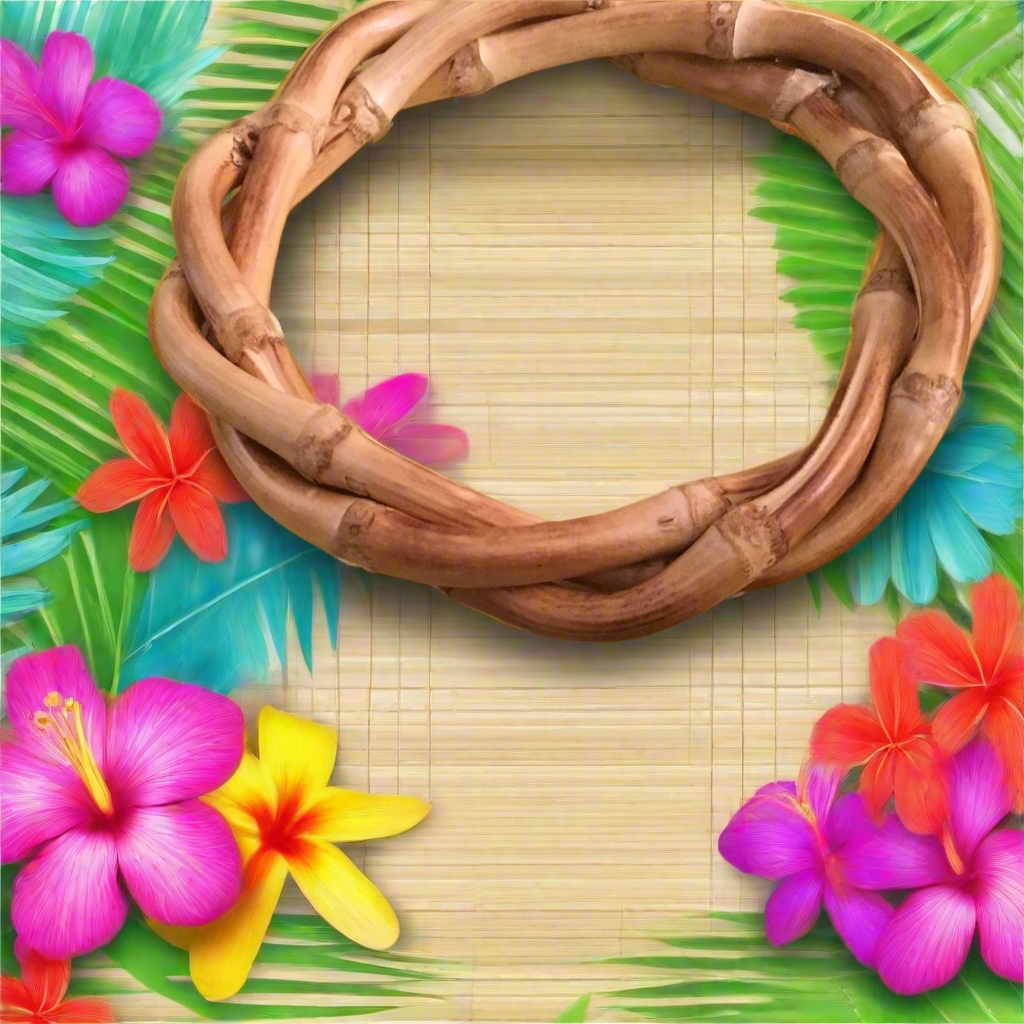 TWISTED Bamboo bangle -natural