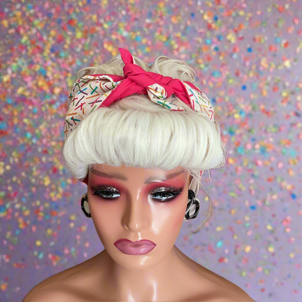 CONFETTI SPRINKLE - Vintage inspired do-rag