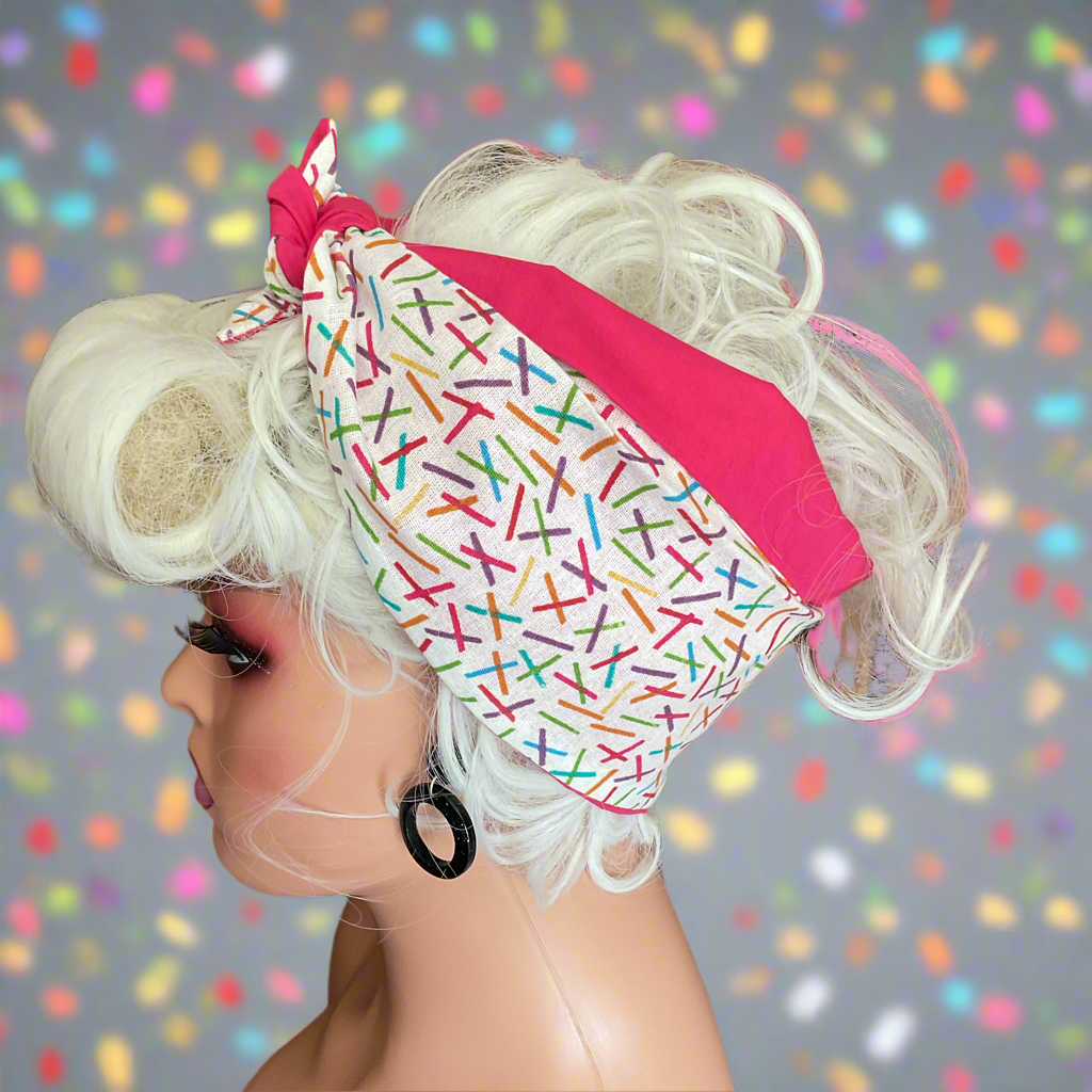 CONFETTI SPRINKLE - Vintage inspired do-rag