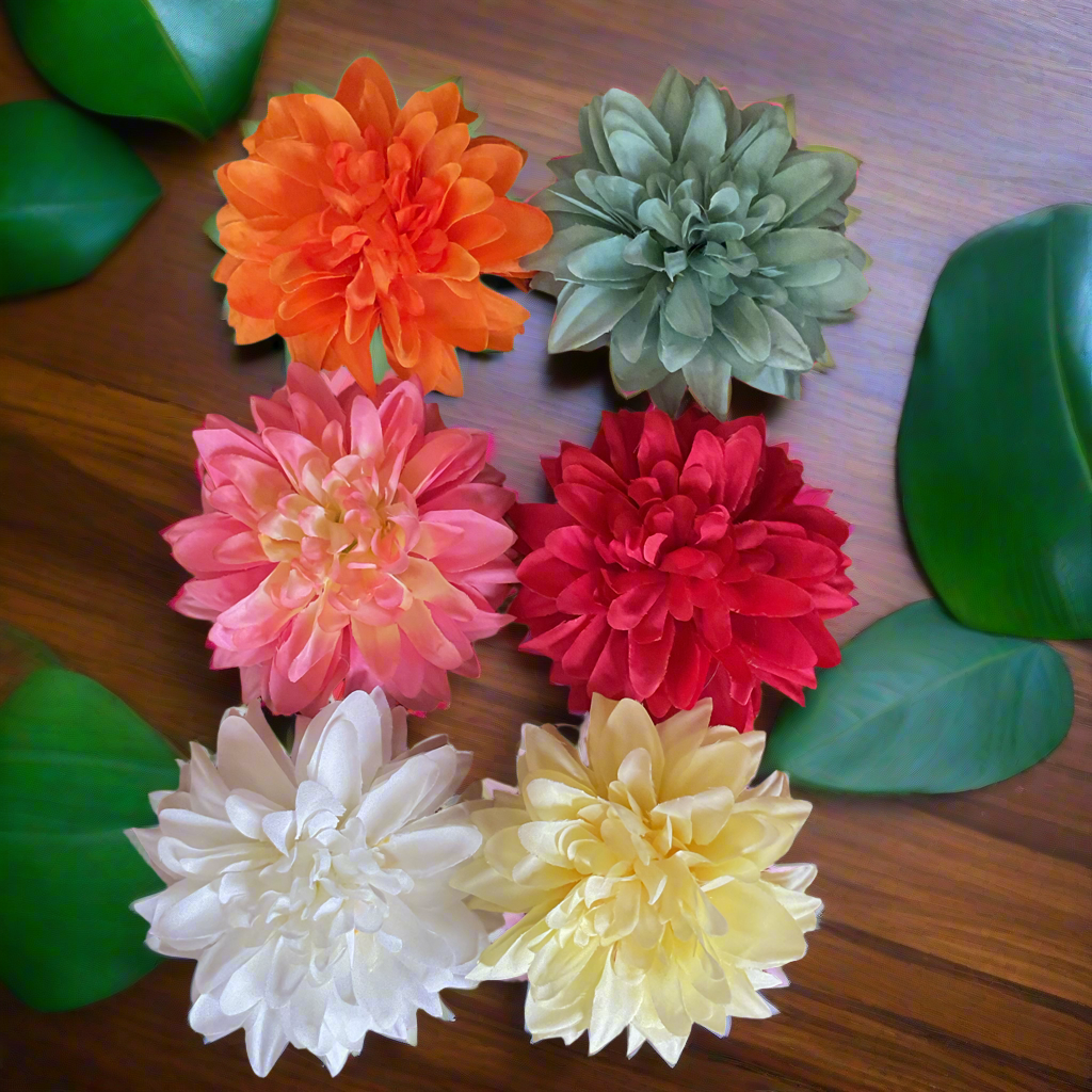 DAHLIA - beautiful hair flower clip - various colours