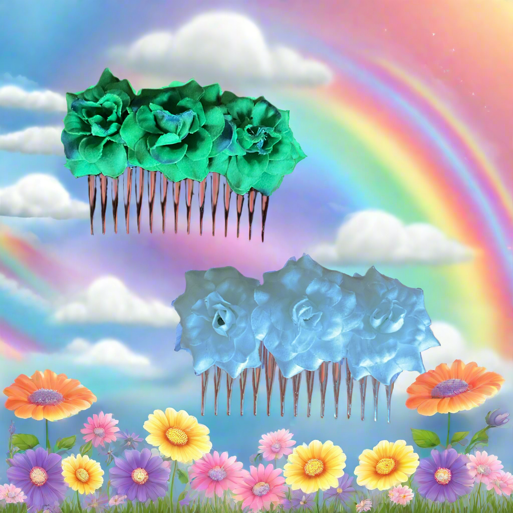 VANESSA - petite rose comb - various colours