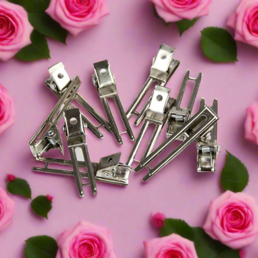 Pin curl clips - double prong - 40