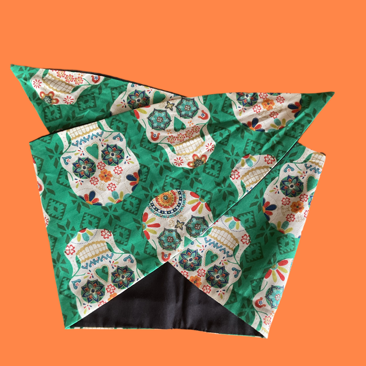 SUGAR SKULL - vintage inspired do- rag