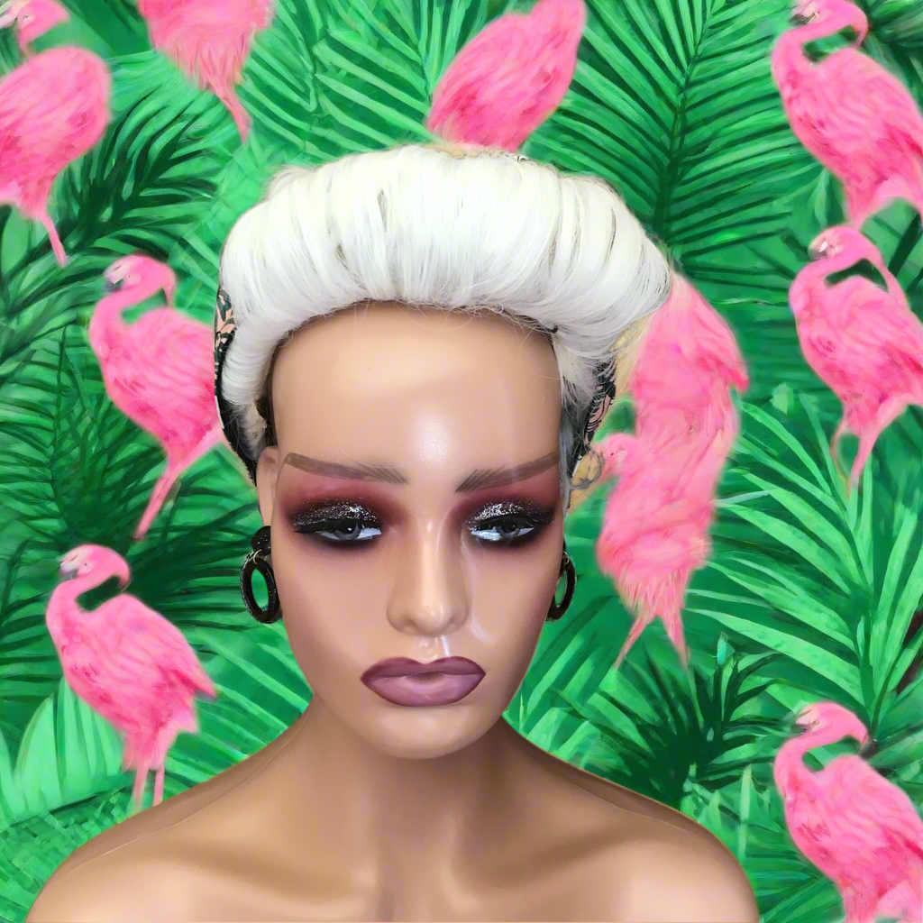 FLAMINGO FLING - vintage inspired do- rag