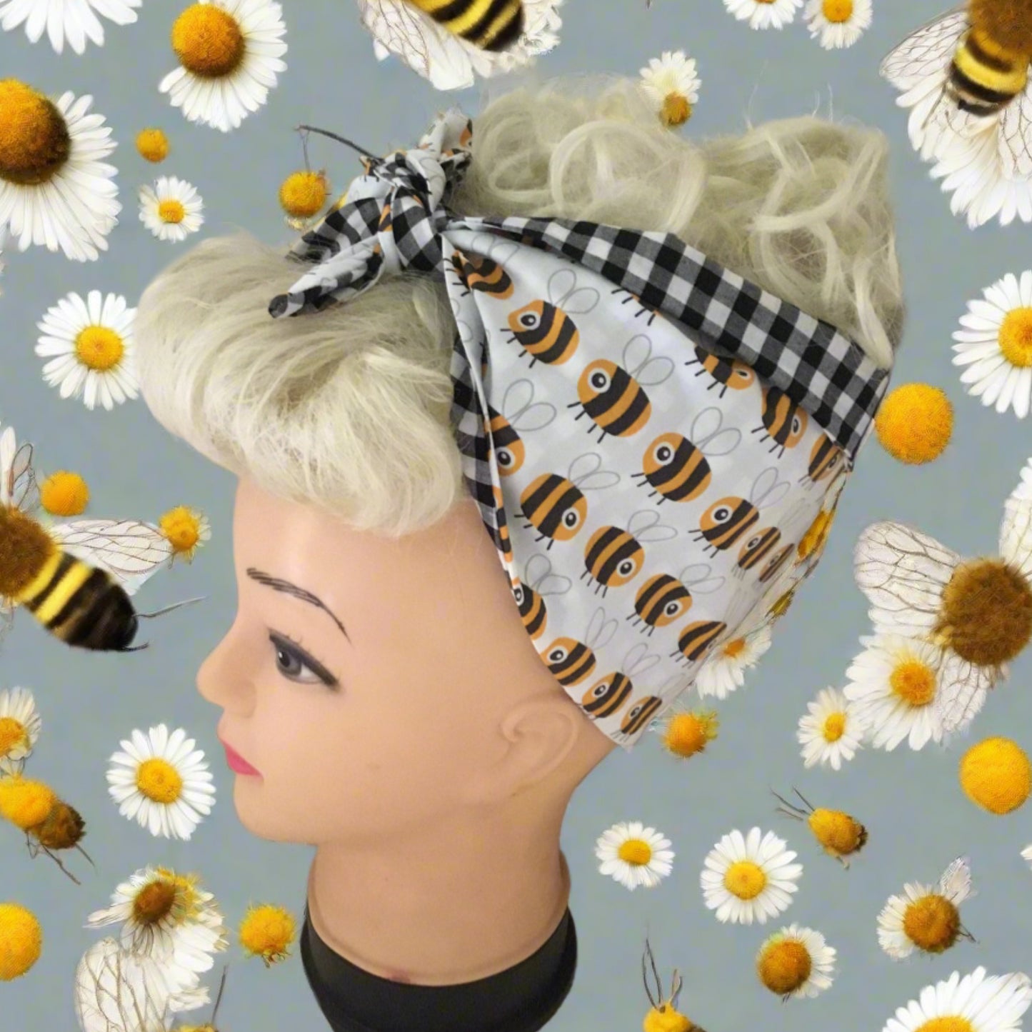 BUZZY BEE š - vintage inspired do-rag