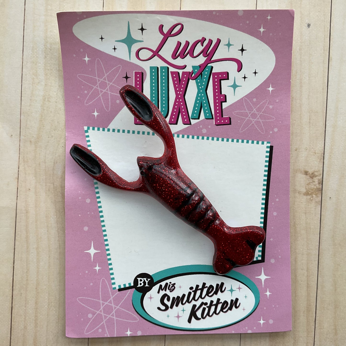 ROCK LOBSTER🦞 brooch - Red