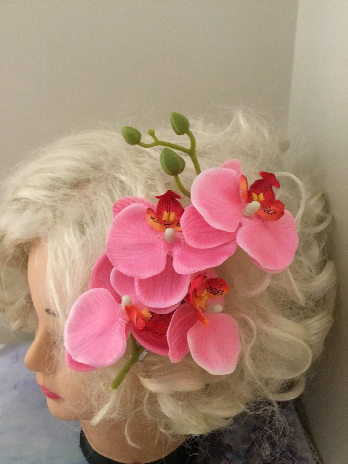 MIA - long orchid clip - various colours