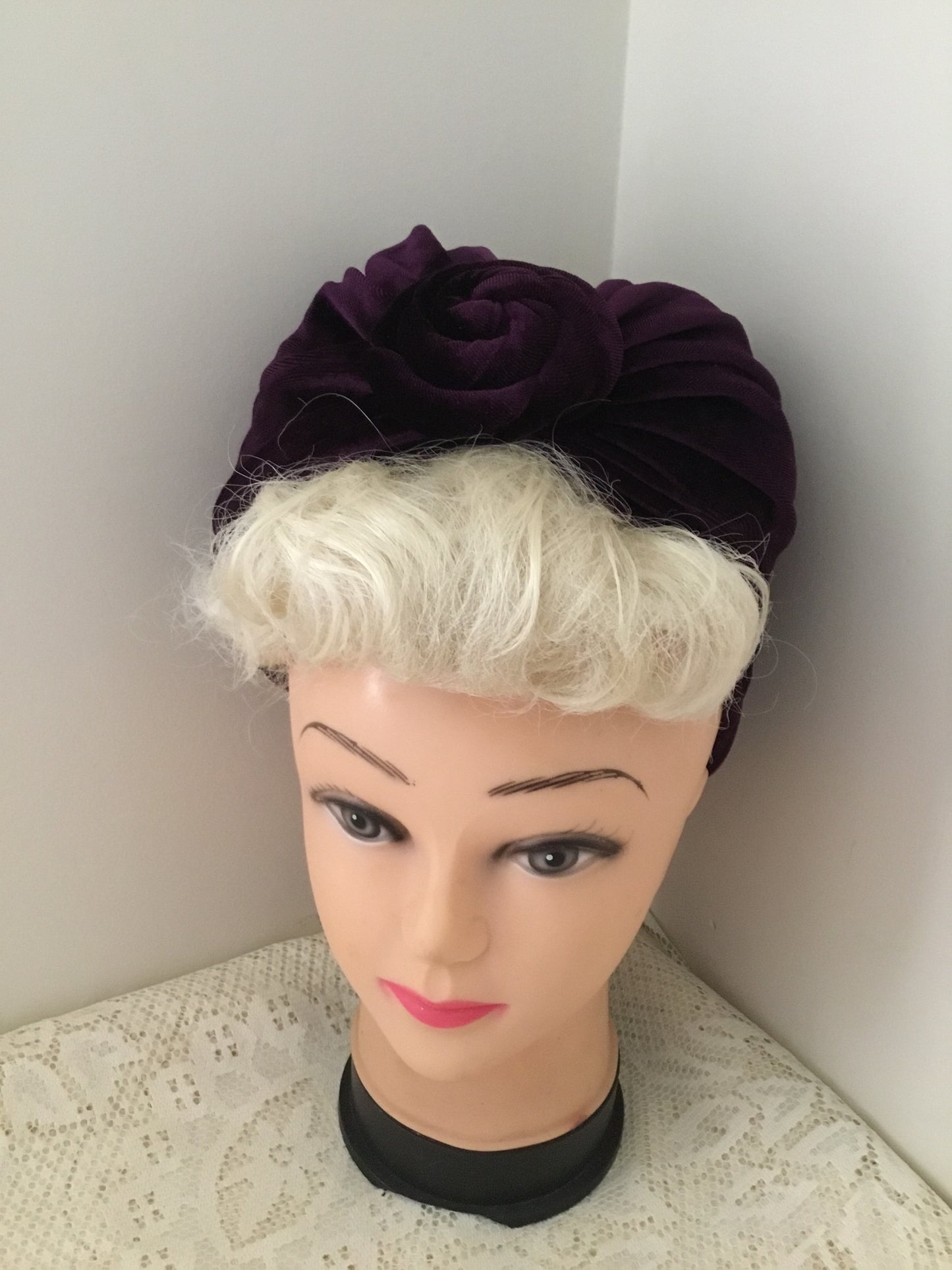 VIVIENNE - beautiful velvet knot tie turbans