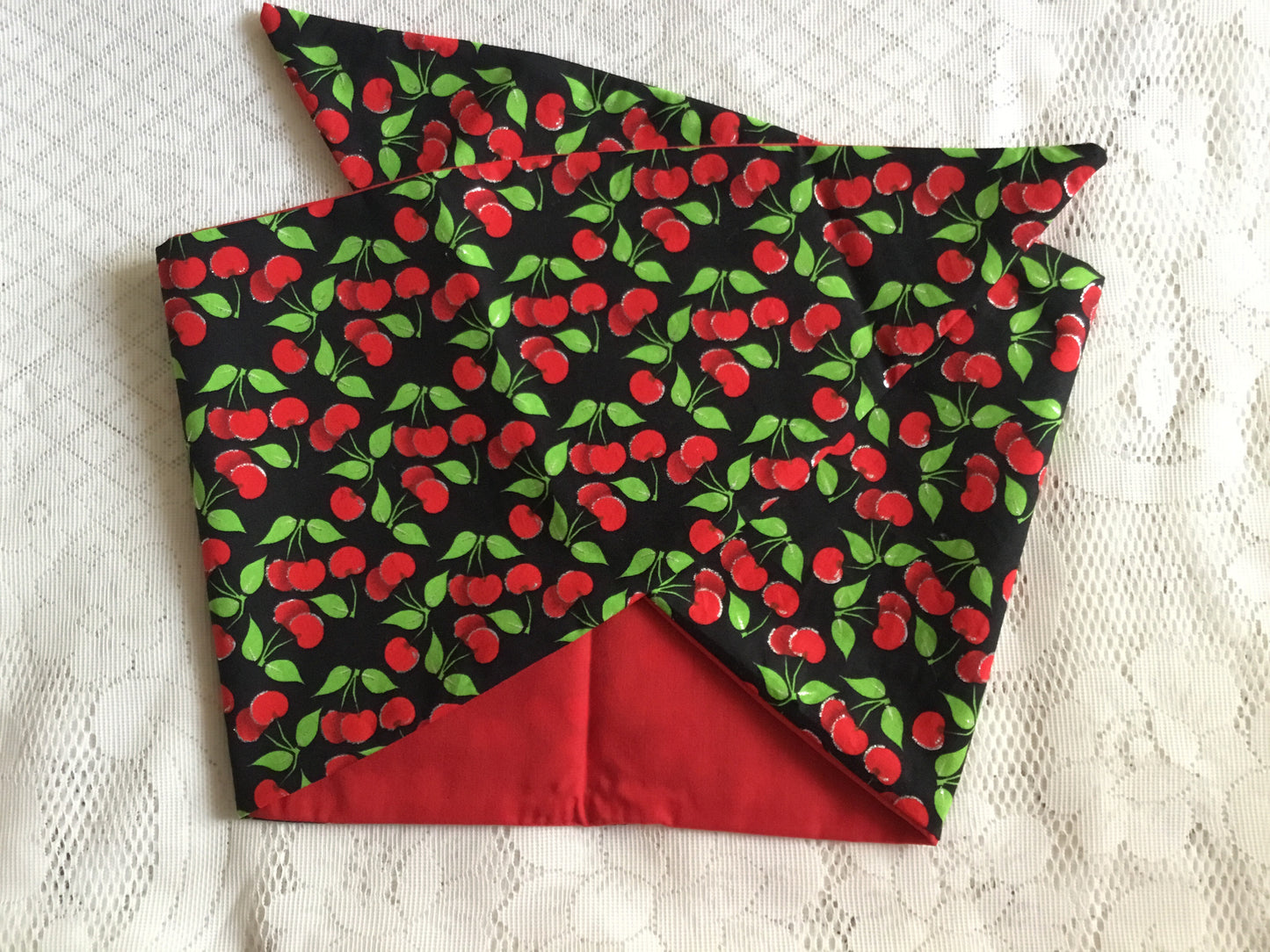 BLACK CHERRY - Vintage inspired do-rags