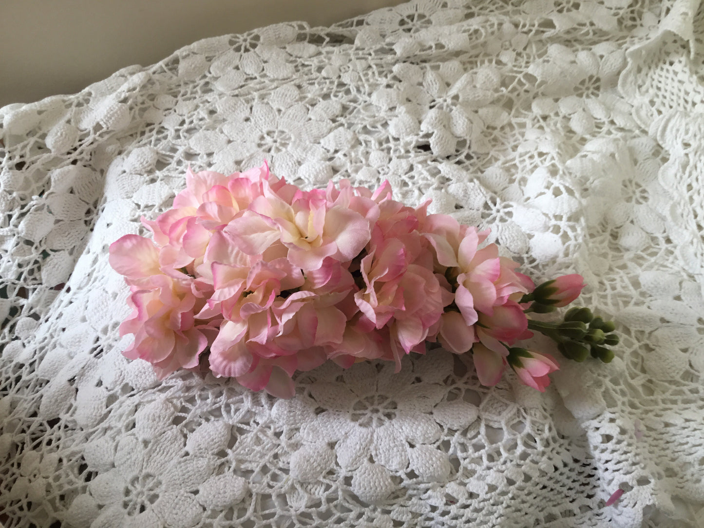 LOLA - cascading cluster hairpiece - LIGHT PINK