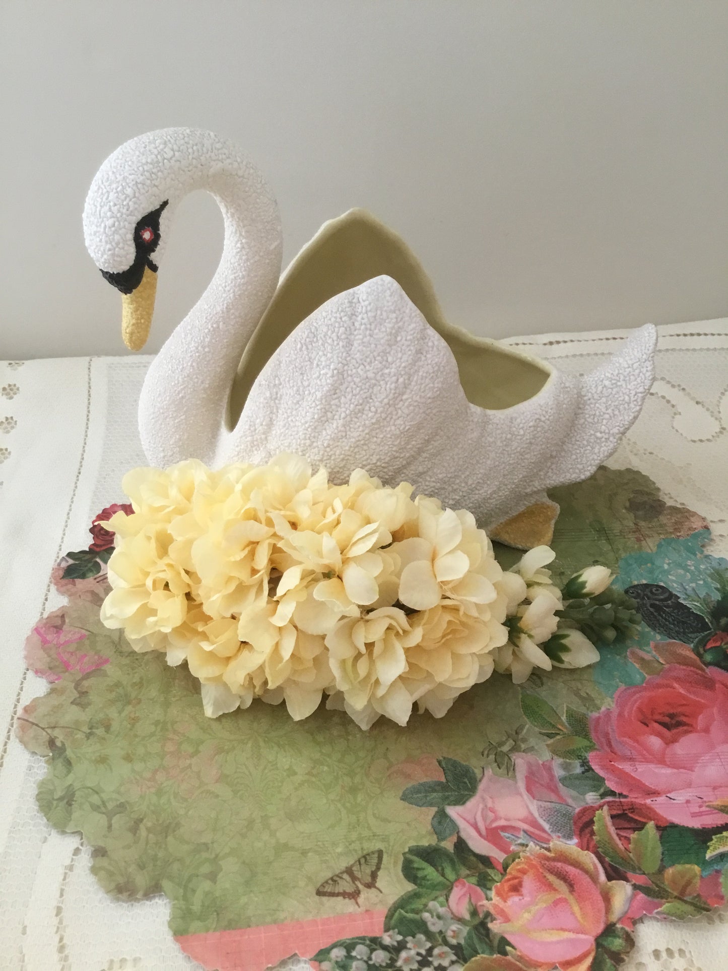 LOLA - cascading cluster hairpiece - LEMON