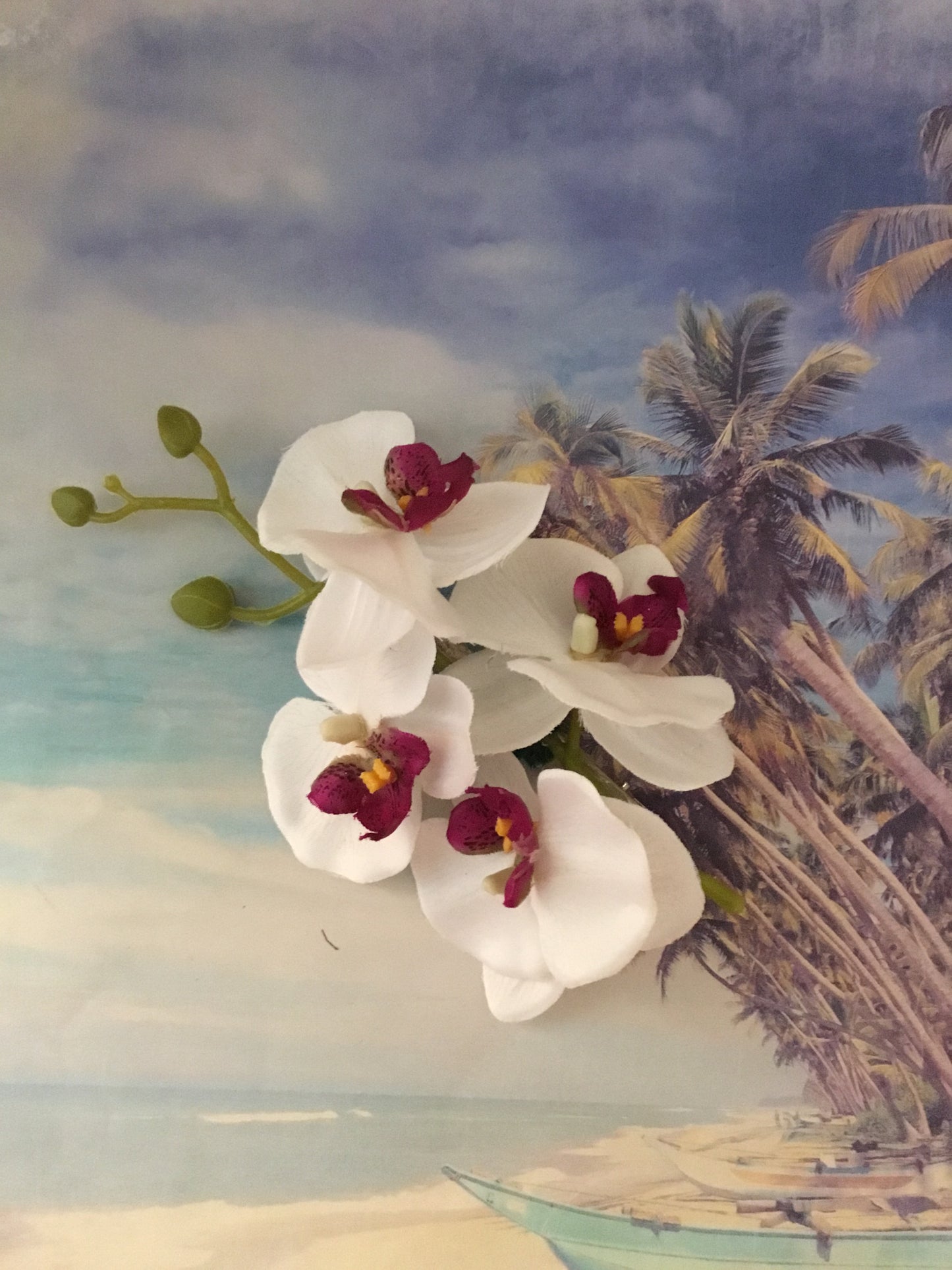 MIA - long orchid clip - various colours