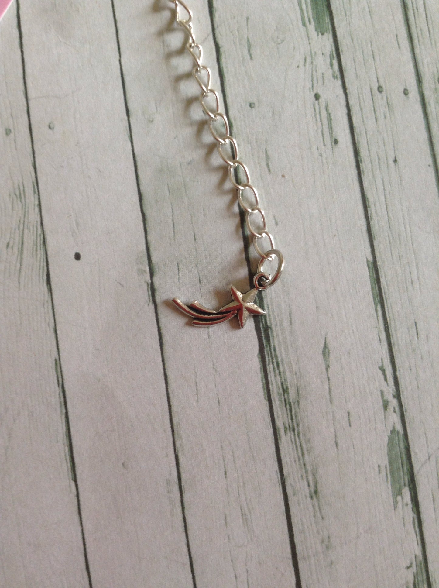 Purple diamonds in the sky necklace