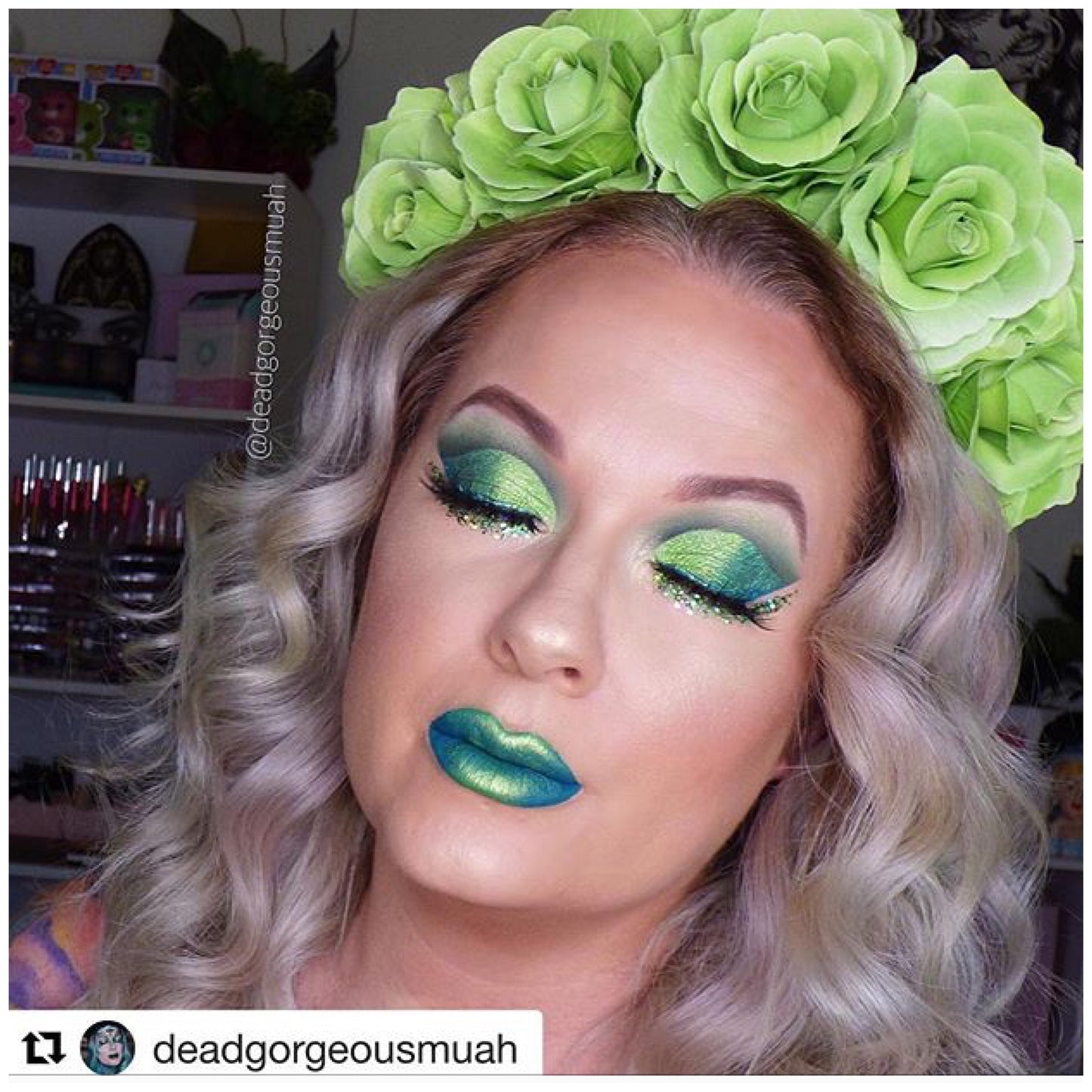 FRIDA - rose flowercrown - Fuchsia