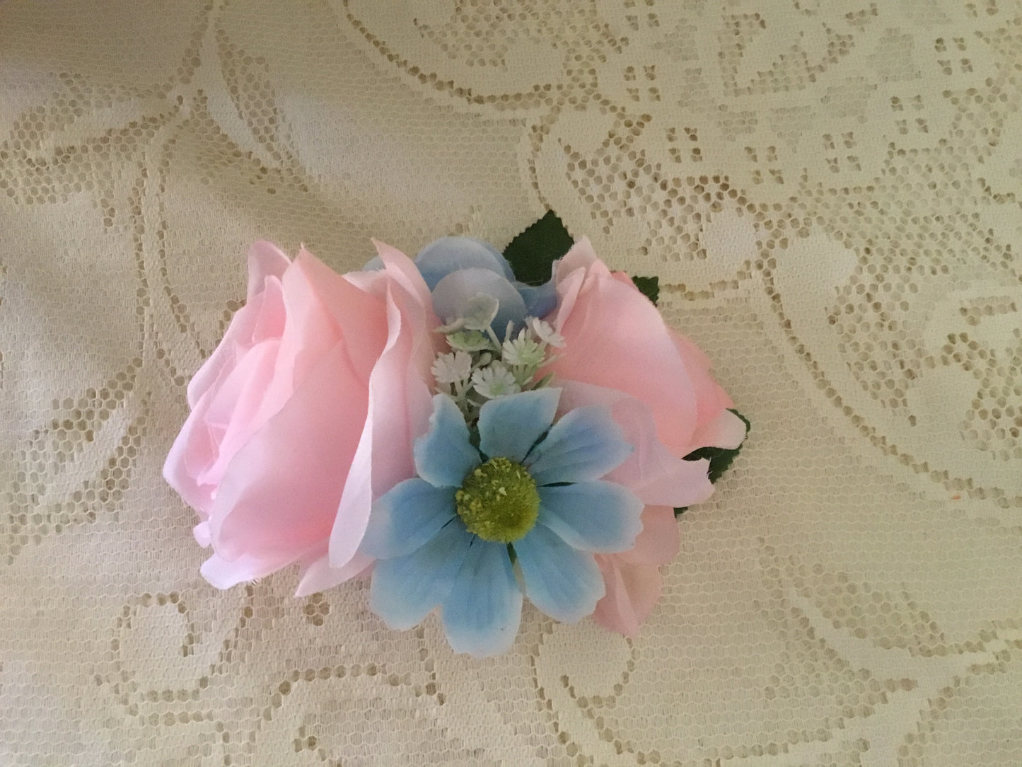 STELLA - beautiful cluster of pink & blue flowers