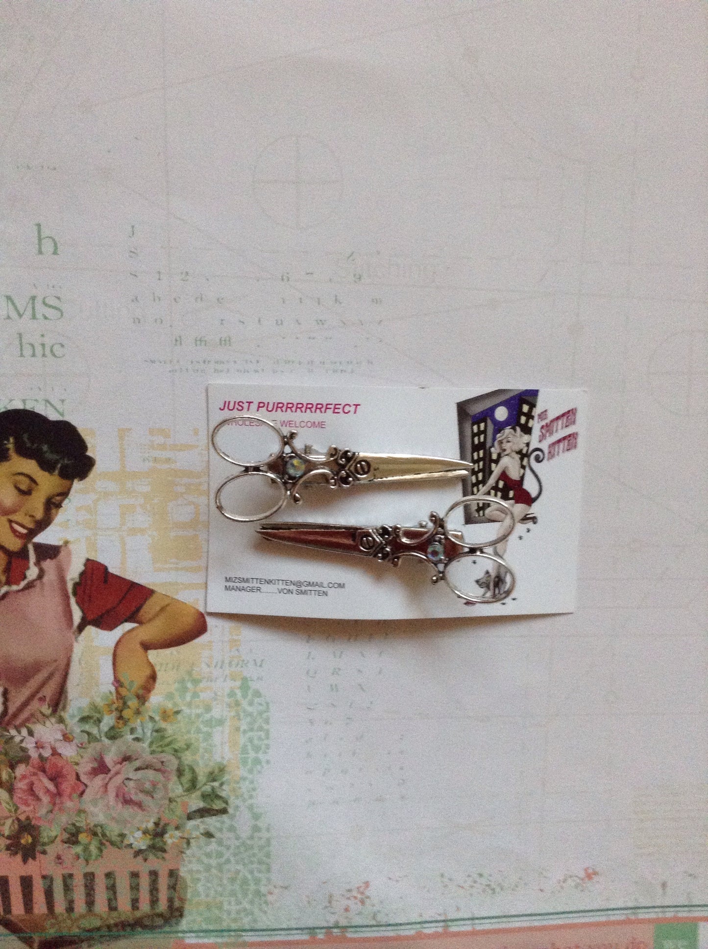 SCISSOR ✂️ hair clips (set)