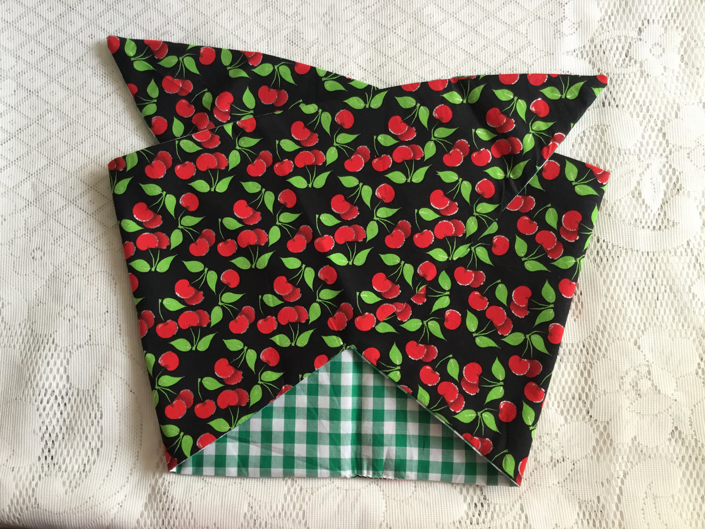 BLACK CHERRY - Vintage inspired do-rags