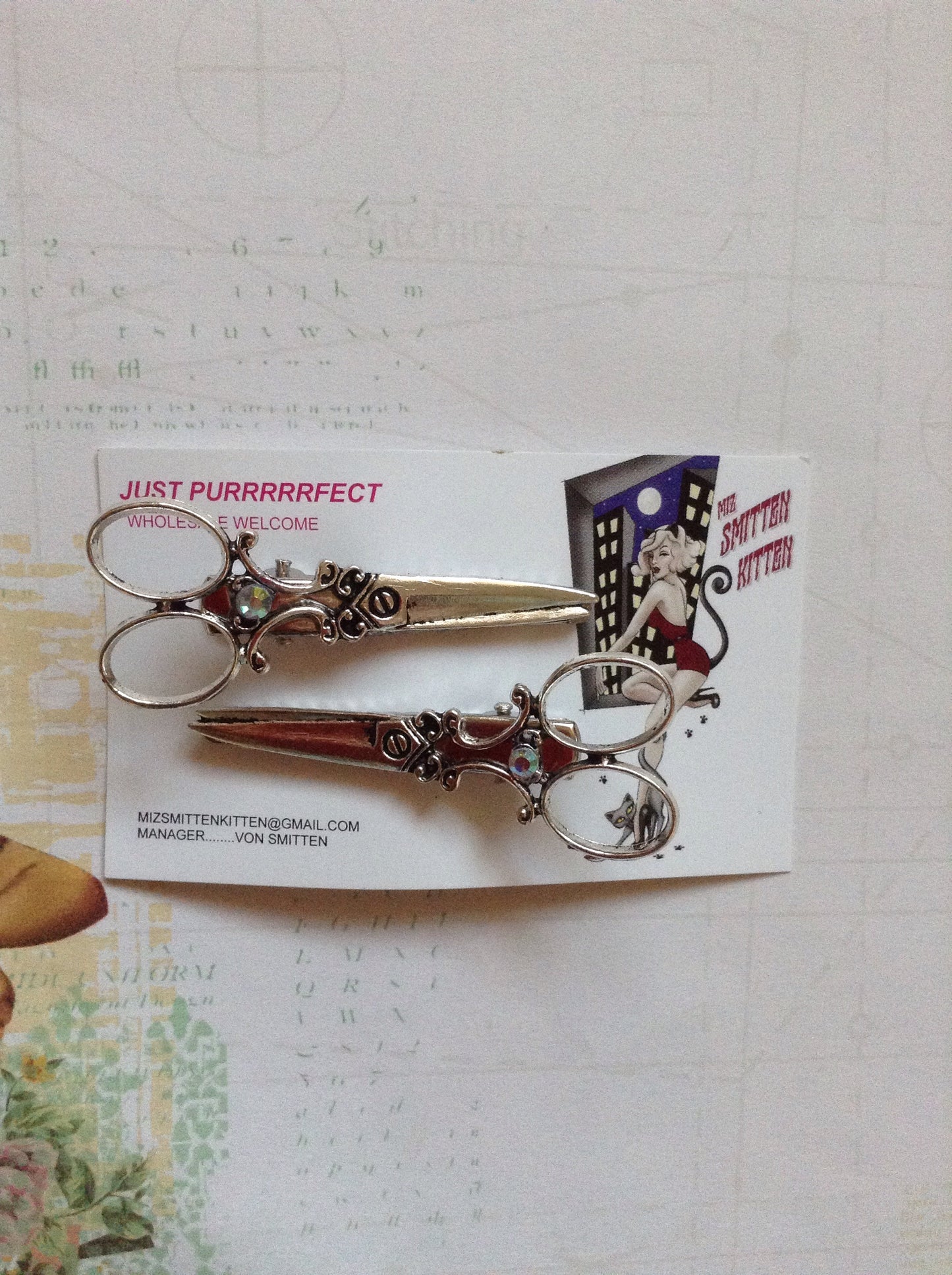 SCISSOR ✂️ hair clips (set)