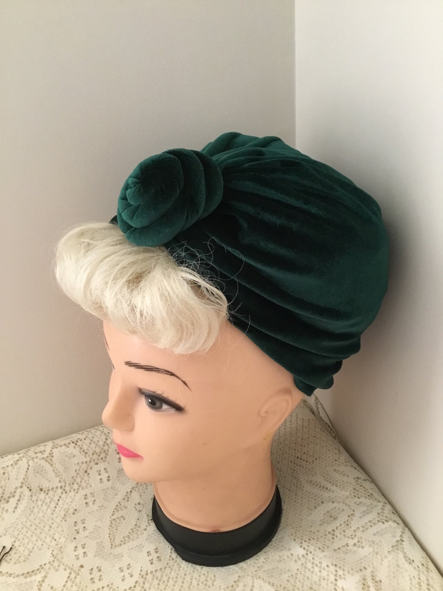 VIVIENNE - beautiful velvet knot tie turbans