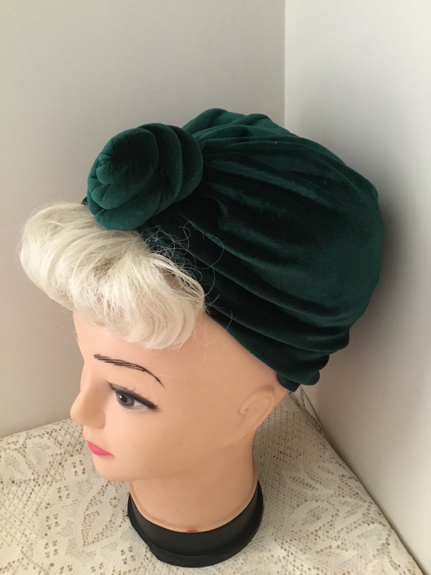 VIVIENNE - beautiful velvet knot tie turbans