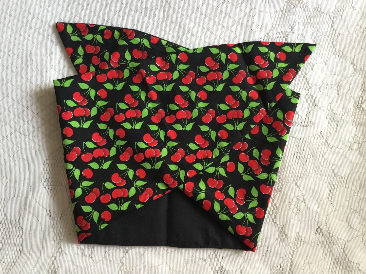 BLACK CHERRY - Vintage inspired do-rags