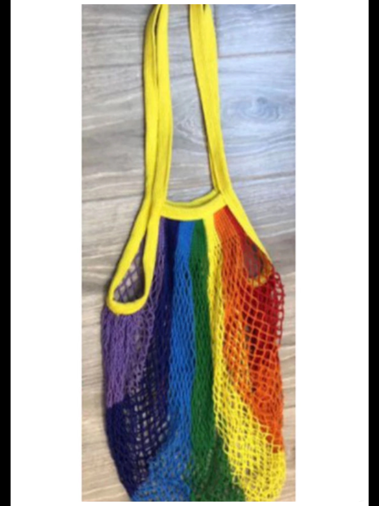 Rainbow / pride mesh shopping bag 🌈