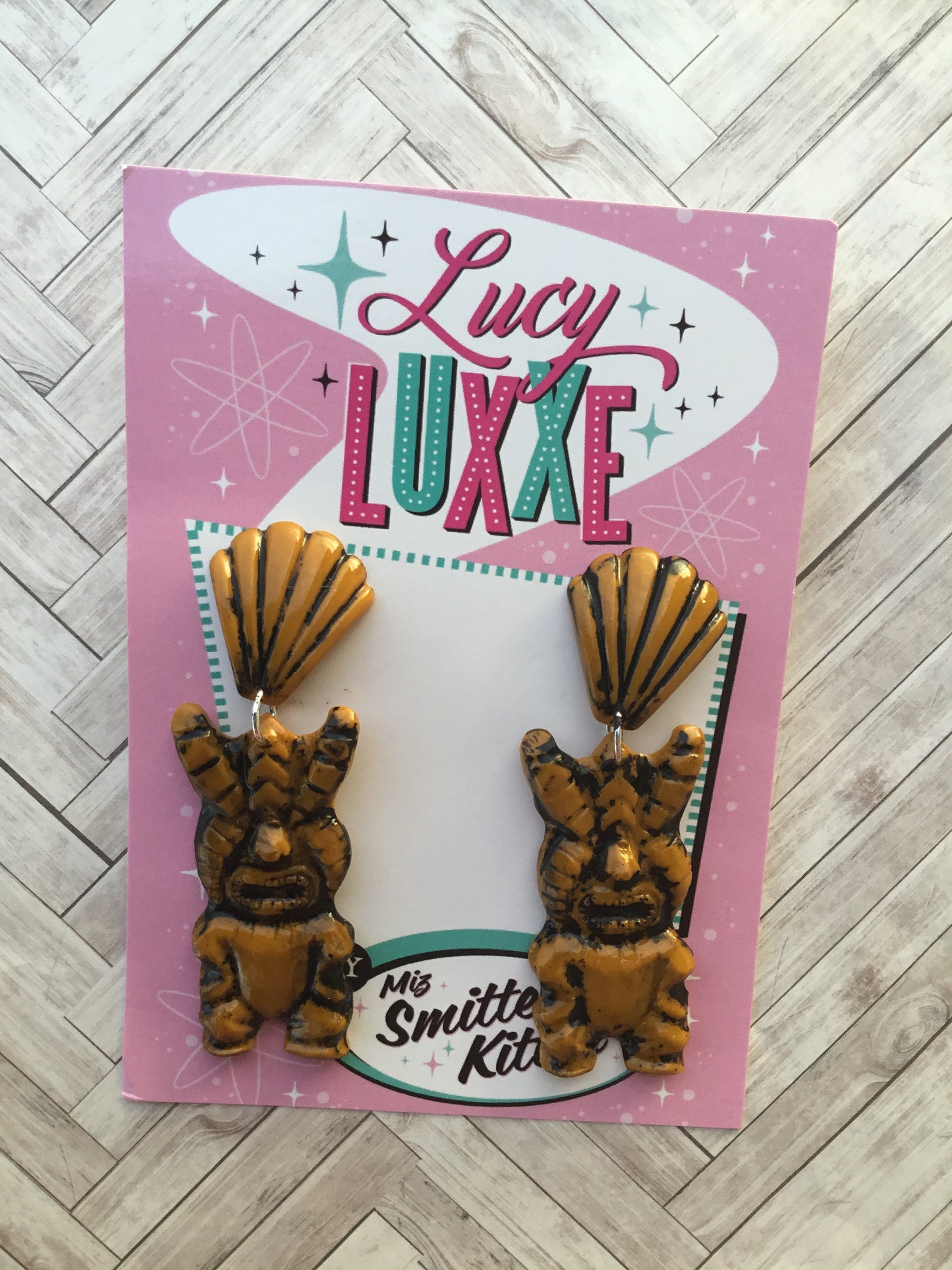 KANA - big tiki style earrings