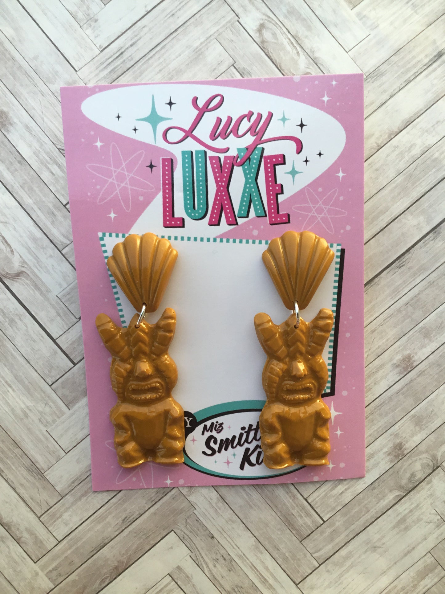 KANA - big tiki style earrings