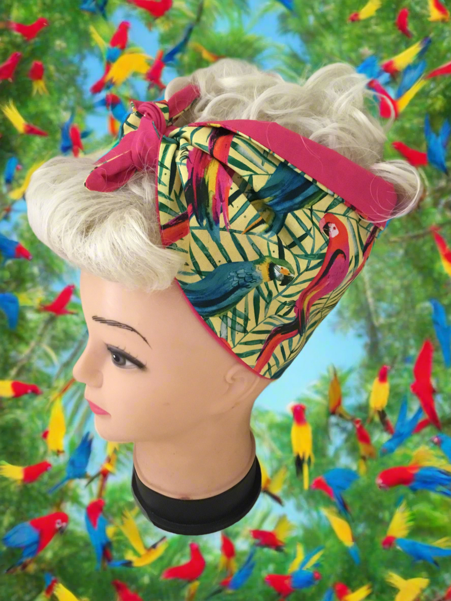 PARROTS 🦜 - vintage inspired do-rags – mizsmittenkitten