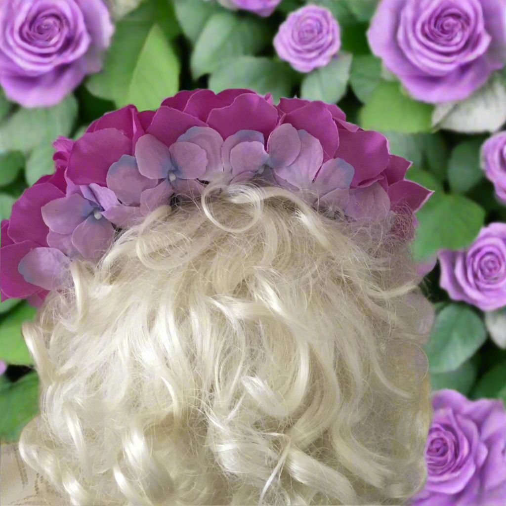 FRIDA - rose flowercrown  - Fuchsia