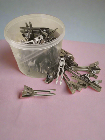 Pin curl clips - double prong - 40