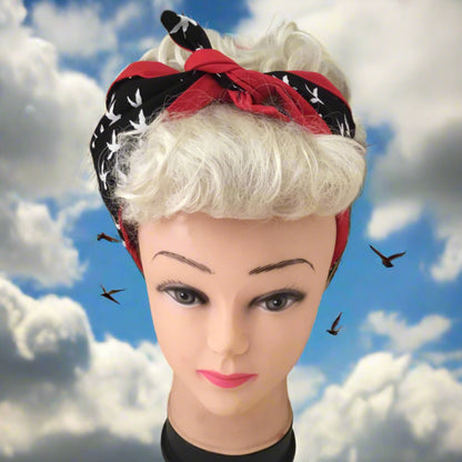 FLYING BIRD - vintage inspired do-rag