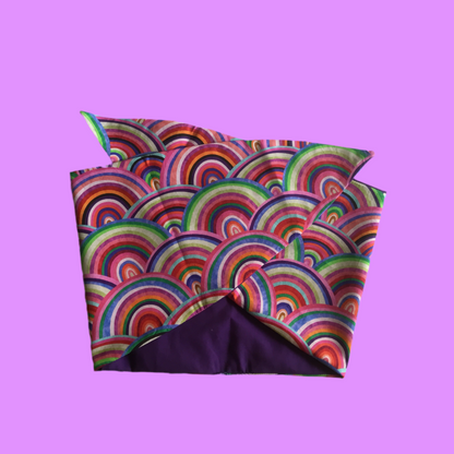 PSYCHEDELIC RAINBOW - Vintage inspired do-rag