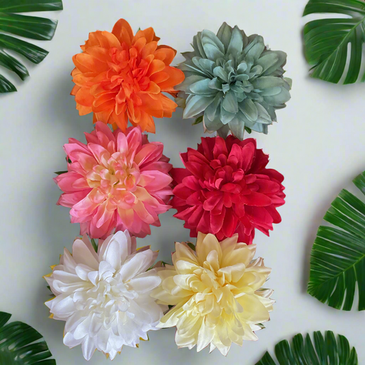 DAHLIA - beautiful hair flower clip - various colours