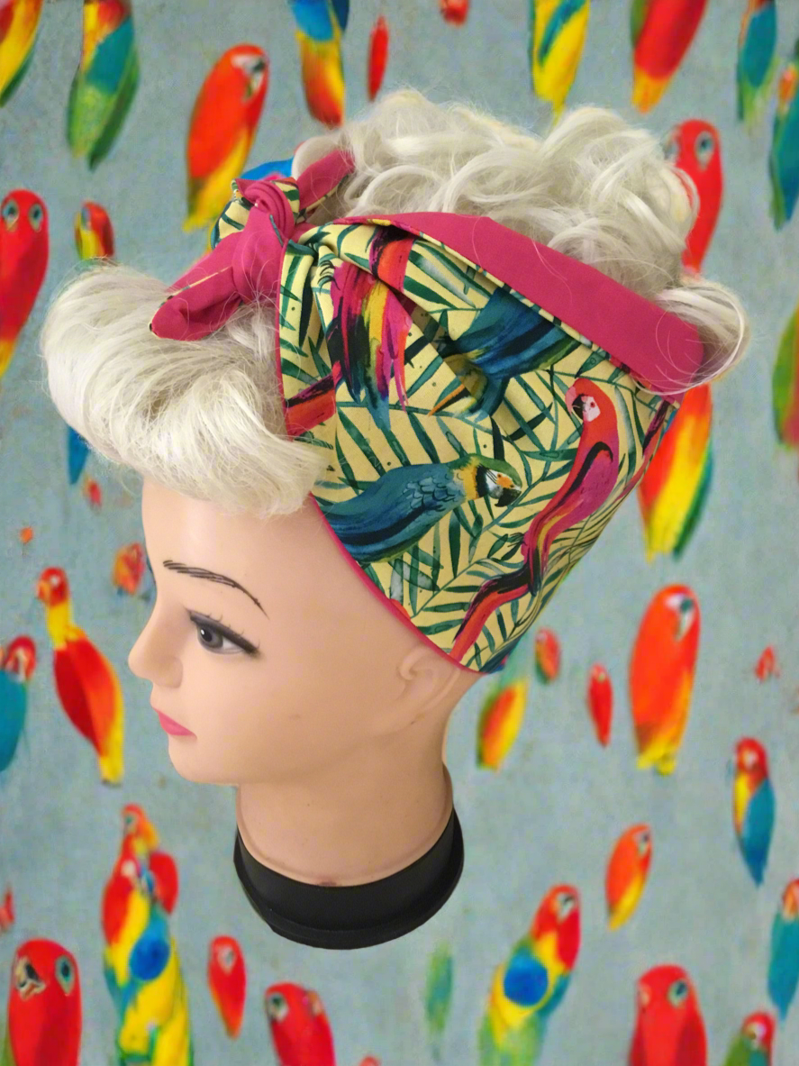 PARROTS 🦜 - vintage inspired do-rags