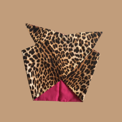 LEOPARD  - vintage inspired do-rag