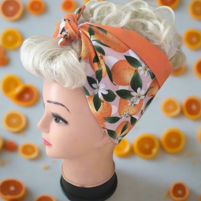 ORANGE 🍊 HARVEST - vintage inspired do-rag