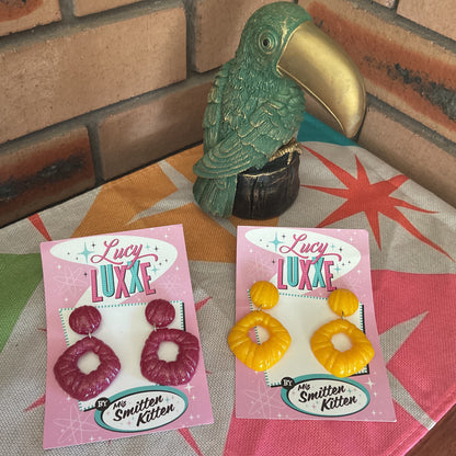 SECONDS- Dorothy tiki style hoops