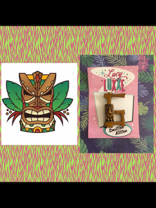 G - TIKI initial brooch exclusive design
