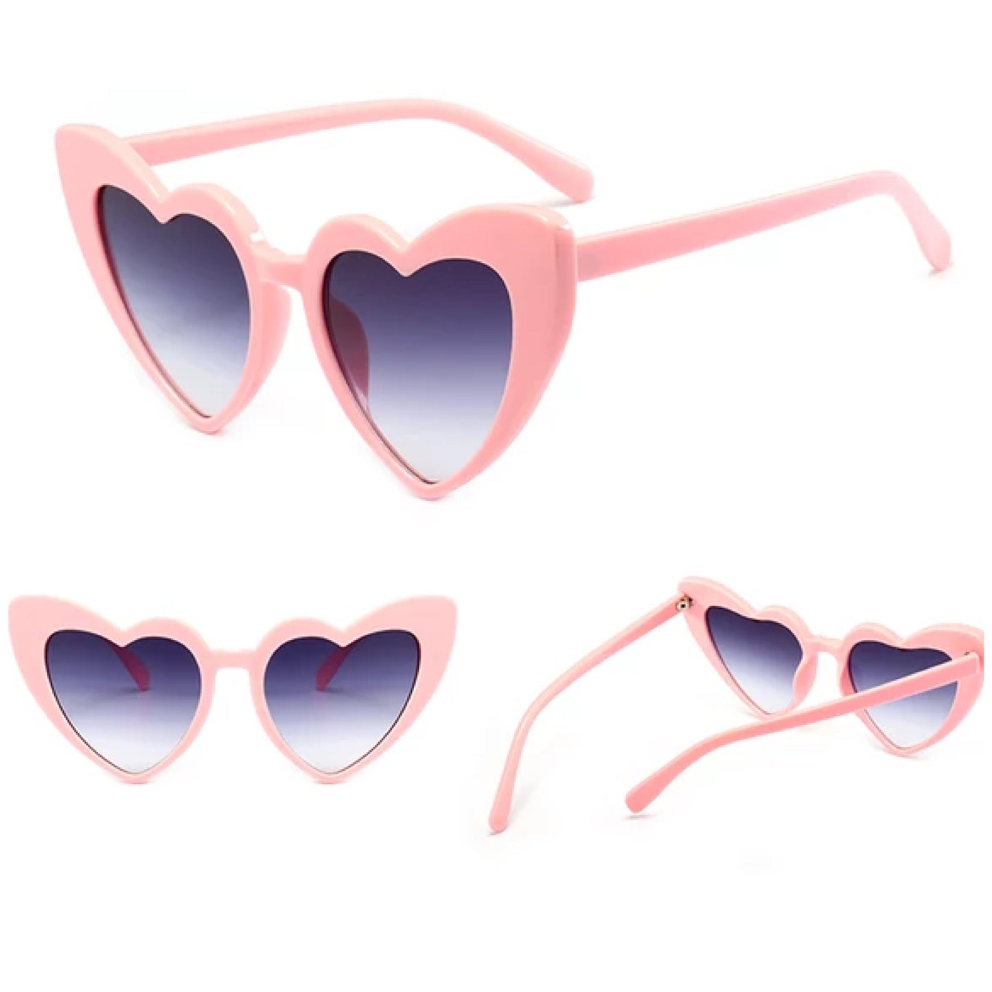 HEART sunglasses - PINK  400UV