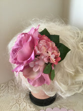 Load image into Gallery viewer, AMY -  hair flower cluster  - lilac / pink
