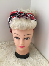 Load image into Gallery viewer, JAPANESE DOLL - vintage inspired do-rag - black

