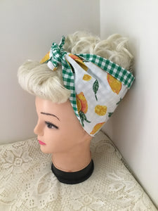 WHEN LIFE GIVES YOU LEMONS 🍋 - vintage inspired do-rags
